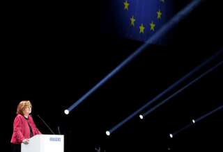 Nathalie Loiseau, head of the Renaissance (Renewal) list for the European elections, delivers a speech during a political rally in Strasbourg, France, May 11, 2019.   REUTERS/Vincent Kessler