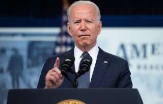 Joe Biden, ici lors d'une conférence à Washington, a accusé Facebook de 