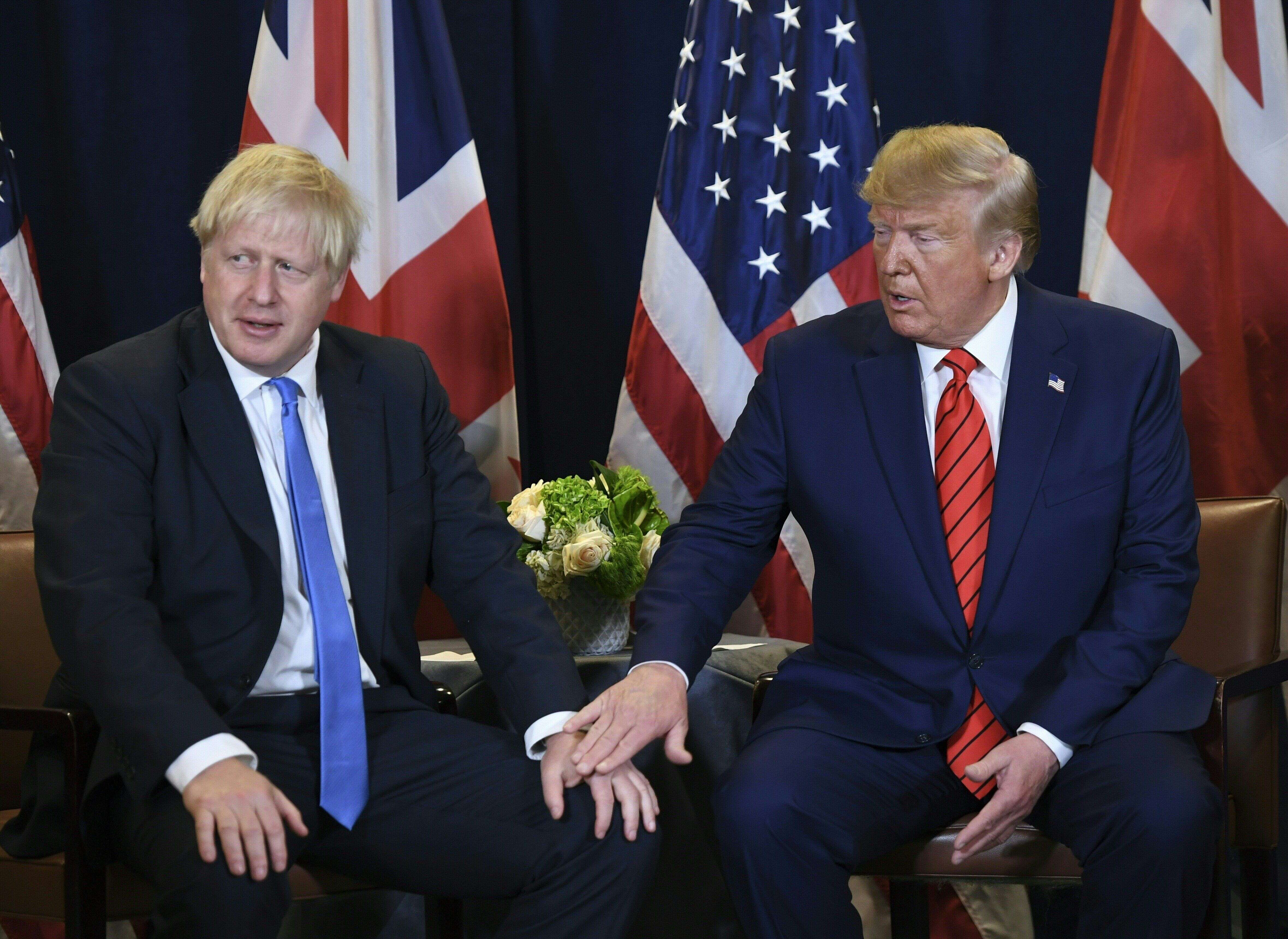 Boris Johnson et Donald Trump
