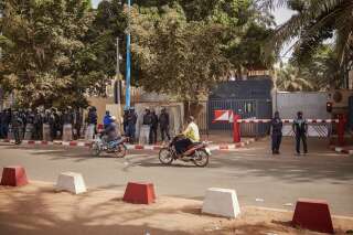 L'ambassade de France au Mali, à Bamako, ici le 10 janvier 2018.