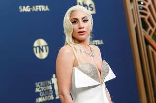 Lady Gaga prise en photo aux Screen Actors Guild Awards le 27 février 2022 à Santa Monica en Californie.