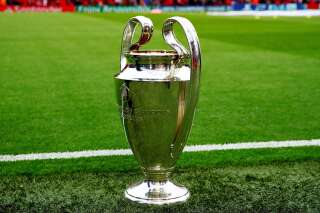 Le trophée de la Ligue des champions exposé avant Liverpool-Barça le 7 mai 2019.