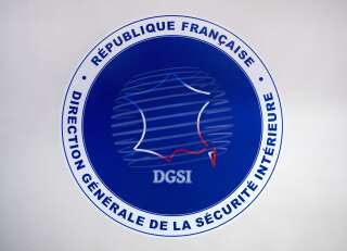 The logo of France's General Directorate for Internal Security (Direction generale de la securite interieure, DGSI) is pictured at the DGSI headquarters in Levallois-Perret, west of Paris, on July 13, 2018. (Photo by GERARD JULIEN / AFP)        (Photo credit should read GERARD JULIEN/AFP/Getty Images)