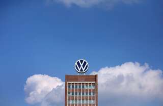 L'usine du constructeur automobile Volkswagen AG dans la ville allemande de Wolfsburg, siège social du groupe le 26 mars 2021