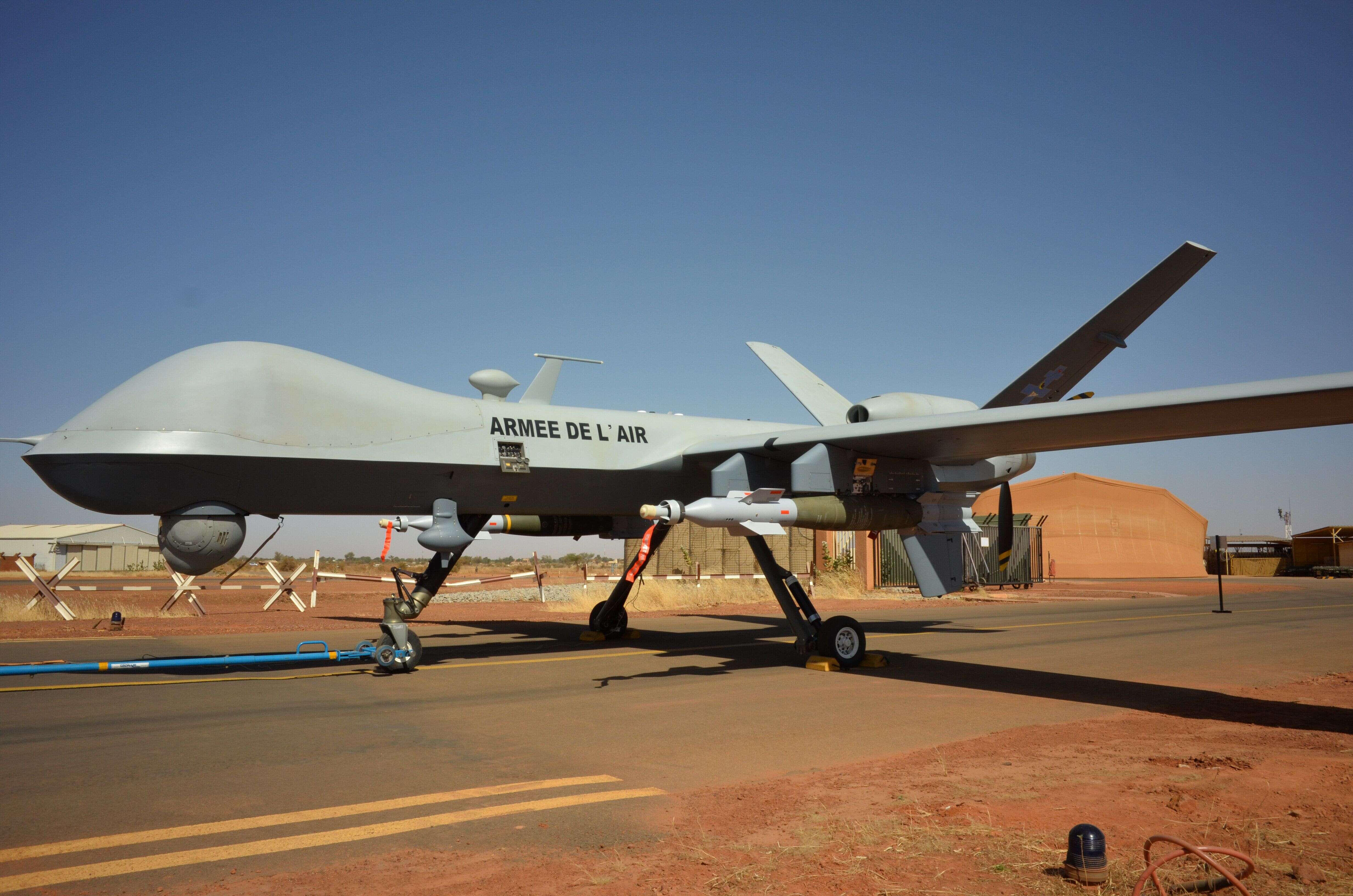 Un des drones Reaper de l'armée française opérant au Mali