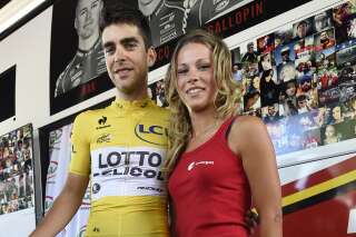 Marion Rousse et Tony Gallopin s'étaient mariés en 2014, année où le coureur français avait porté le maillot jaune sur les routes du Tour de France.