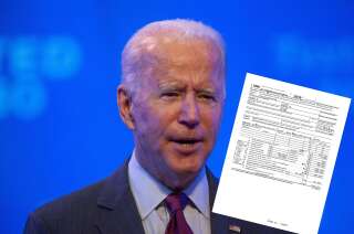Joe Biden, ici le 27 septembre à Wilmington, dans le Delaware, a publié ses feuilles d'impôts pour l'année 2019 à quelques heures de son débat face à Donald Trump.