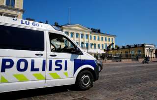 Une voiture de police à Helsinki, en Finlande, en juillet 2018 (photo d'illustration)