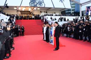Tapis rouge à Cannes, le 17 juillet 2021.