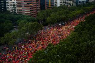 À Barcelone, un million d'indépendantistes catalans défilent en ce jour de 