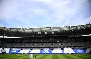 Le Stade de France, aménagé pour la finale de la Coupe de France (photo prise le 23 juillet 2020).