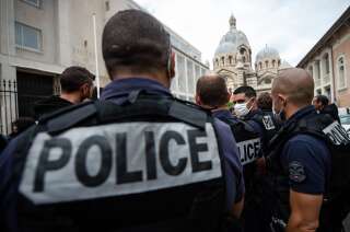 Manifestation de policier le 12 juin 2020 à Marseille (image d'illustration) (Photo by CLEMENT MAHOUDEAU/AFP via Getty Images)