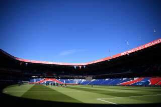 Au Parc des Princes, avant le match amical PSG-Sochaux le 5 août 2020.