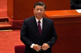 Xi Jinping, ici en février 2022, brigue un nouveau mandat à la tête de la Chine, mais la situation sanitaire le fragilise.