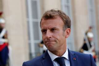Emmanuel Macron photographié sur le parvis de l'Élysée le 27 août (illustration).
