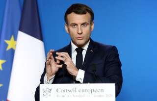 Emmanuel Macron lors du sommet européen à Bruxelles vendredi 11 décembre (illustration).