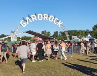 L'entrée du festival Garorock, à Marmande, le 1er juillet 2022.
