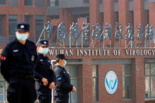 L'institut de virologie de Wuhan, lors de la visite des experts de l'OMS, le 3 février 2021
