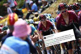 Geraint Thomas hué sur le Tour de France, un autre coureur prend sa défense