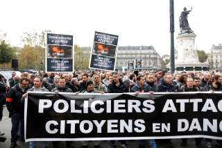 Plusieurs centaines de policiers manifestent dans plusieurs villes de France