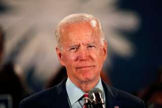 Joe Biden, ici lors d'un meeting de campagne à Columbia en Caroline du Sud le 11 février 2020.
