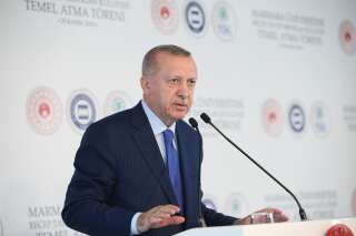 Recep Tayyip Erdogan, ici à l'Université Marmara d'Istanbul, le 29 novembre 2019.