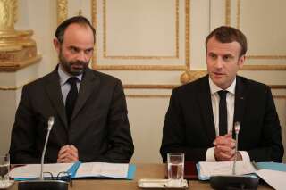 Emmanuel Macron et Edouard Philippe à l'Elysée en octobre 2017.