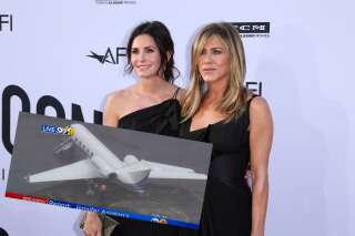 L'avion de Jennifer Aniston et Courteney Cox atterrit en urgence après la perte d'une roue