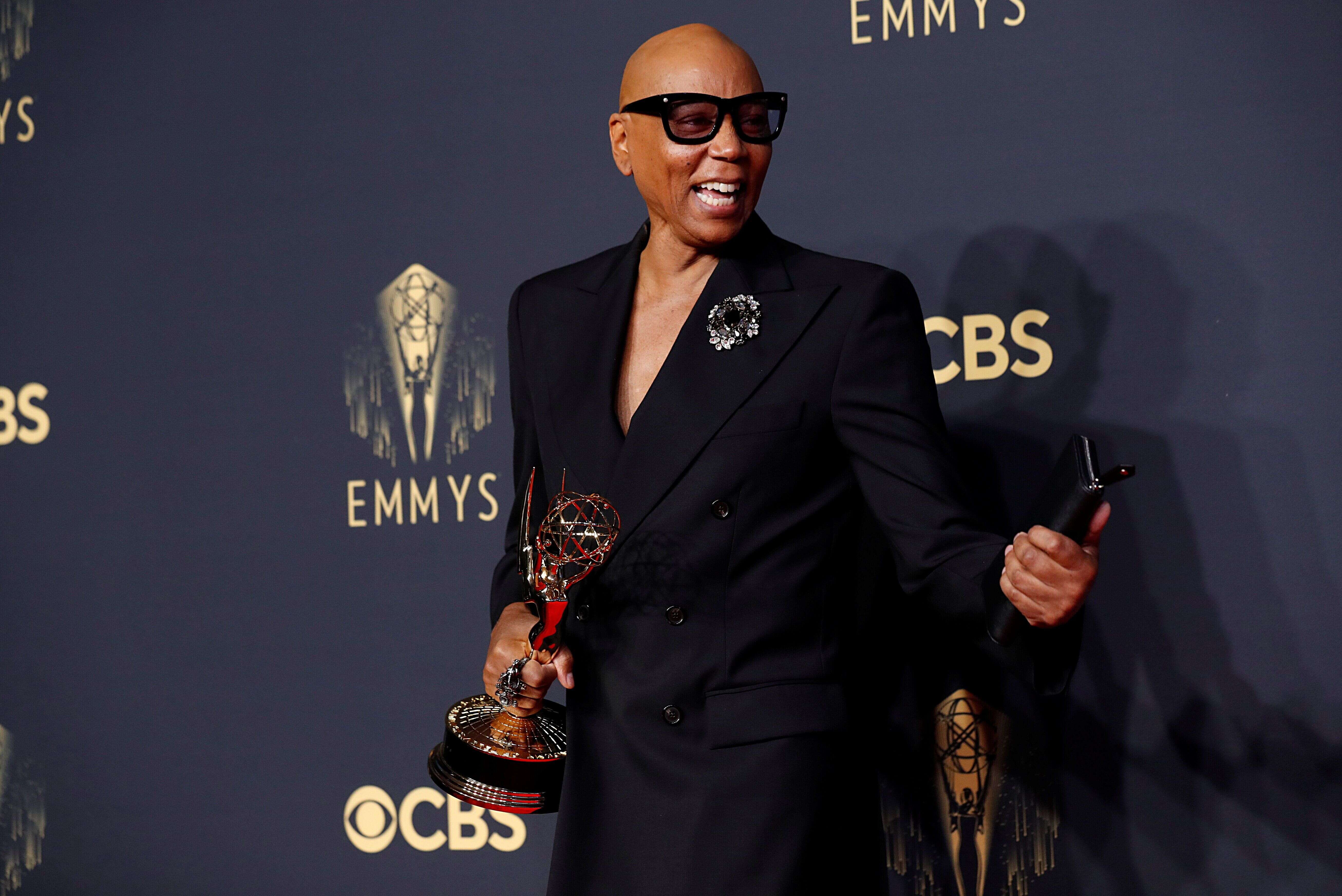 RuPaul, ici au mois de septembre 2021, lors des Emmy Awards.