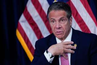 Accusé d'agressions sexuelles, le gouverneur de l'État de New York Andrew Cuomo a annoncé avoir démissionné (photo d'archive datant d'une conférence de presse, en mai dernier à New York).