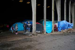 Un camp de migrant à Dunkirk, dans Nord de la France en février 2020