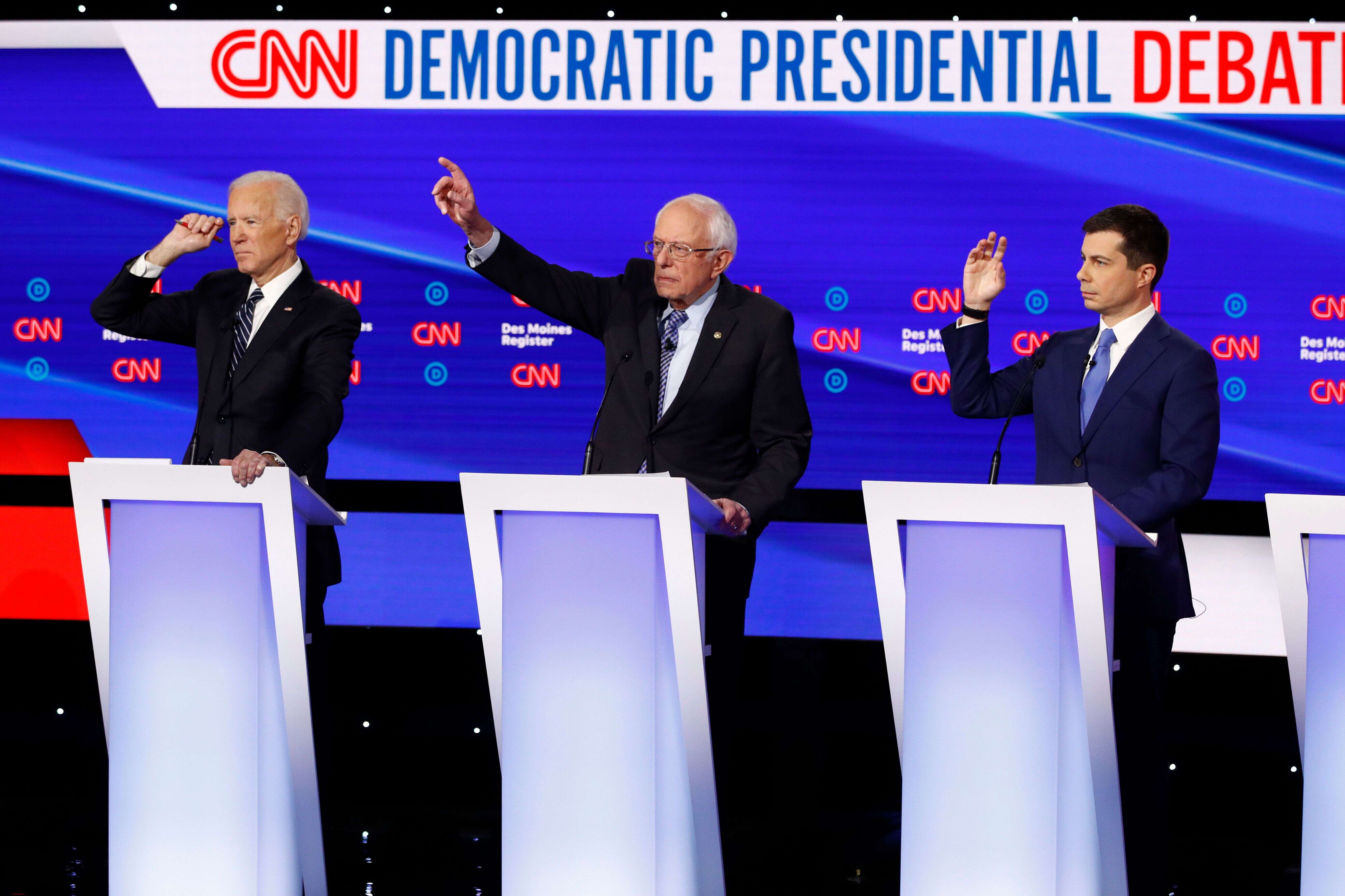 Bernie Sanders, Elizabeth Warren, Joe Biden et Pete Buttigieg n'ont pas saisi leur dernière chance avant les primaires.