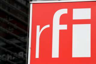 Le site de la radio française RFI bloqué en Russie (Logo RFI le 9 avril 2019 à Issy-les-Moulineaux par KENZO TRIBOUILLARD / AFP)