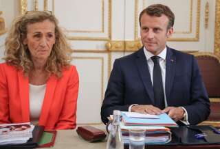 Emmanuel Macron et Nicole Belloubet à l'Elysée au mois de septembre.