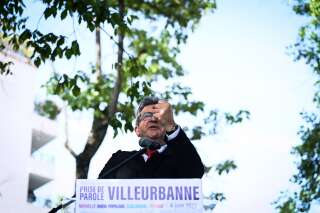 Jean-Luc Mélenchon, ici lors d'une visite de campagne à Villeurbanne, le 4 juin 2022.
