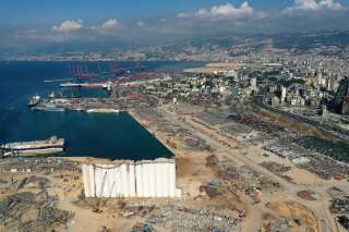 Le port de Beyrouth le 26 août 2020, trois semaines après la terrible explosion   (AFP via Getty Images)
