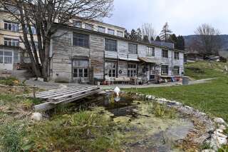 La maison à Sainte-Croix, en Suisse, où Mia Montemaggi a été retrouvée avec sa mère le 13 avril 2021.