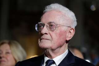Member of the Constitutional Council Lionel Jospin attends a ceremony at the Constitutional Council in Paris, Thursday Oct. 4, 2018 during a meeting to mark the 60th anniversary of the promulgation of the Constitution of the Fifth Republic adopted by referendum on September 28, 1958. (Thomas Samson, Pool via AP)