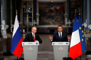 Russia Today, Sputnik, et hackers... Face à Poutine, Macron met les points sur les i à propos de l'ingérence russe