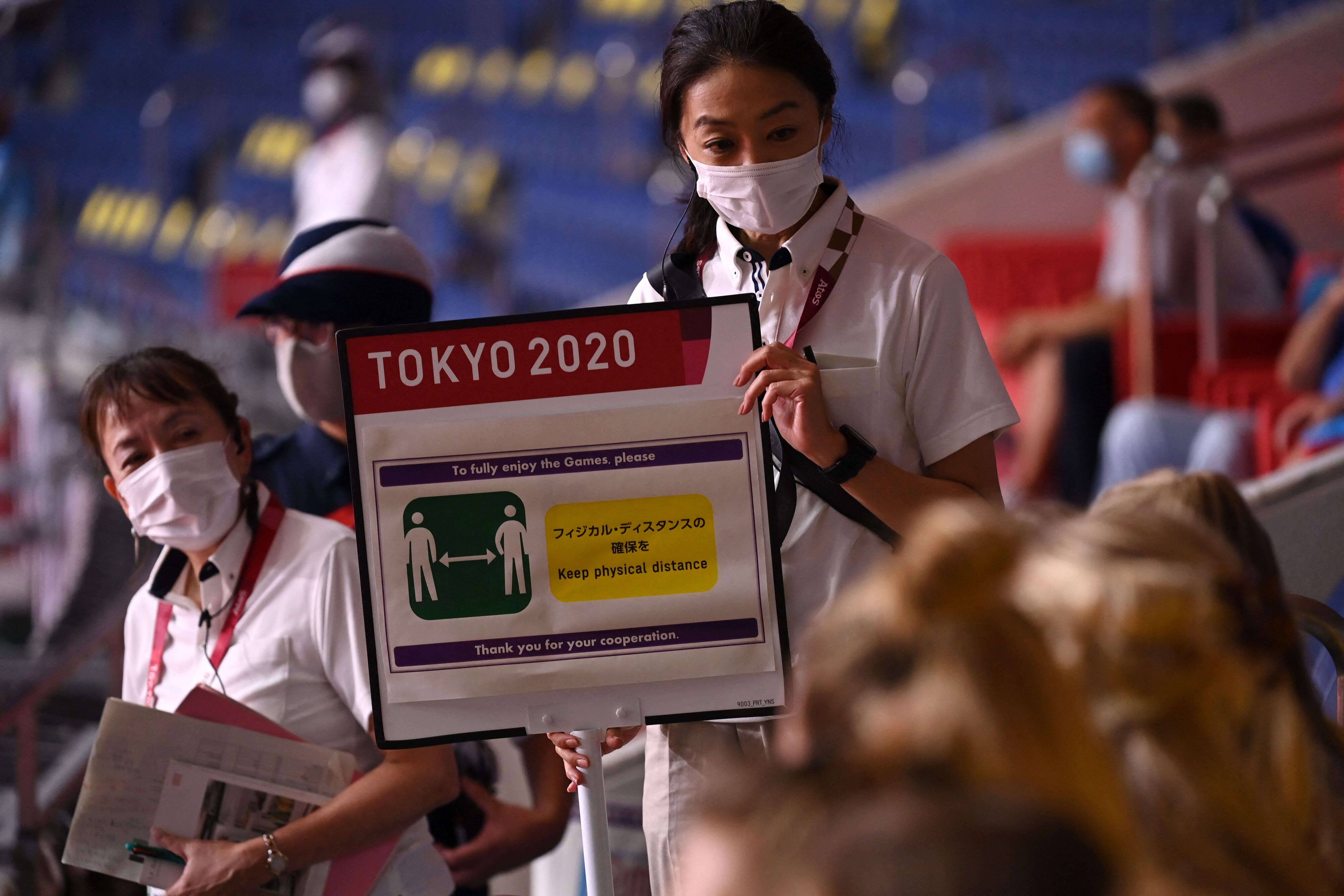 Alors que les Jeux olympiques se déroulent actuellement, le Japon et la capitale Tokyo voient le nombre de contaminations bondir (photographie prise fin juillet à l'occasion du tournoi de handball).