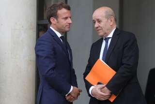 Emmanuel Macron et Jean-Yves Le Drian