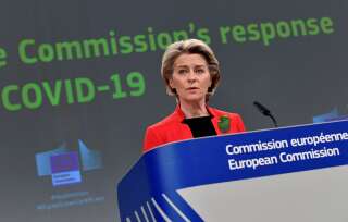 La présidente de la Commission européenne Ursula von der Leyen (Photo JOHN THYS / POOL / AFP)