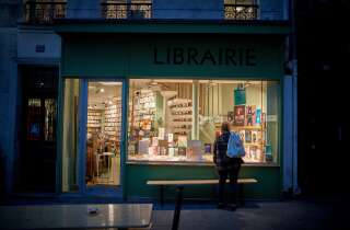 Une librairie dans le 2e arrondissement de Paris le 31 octobre 2020 (Photo by Kiran Ridley/Getty Images)