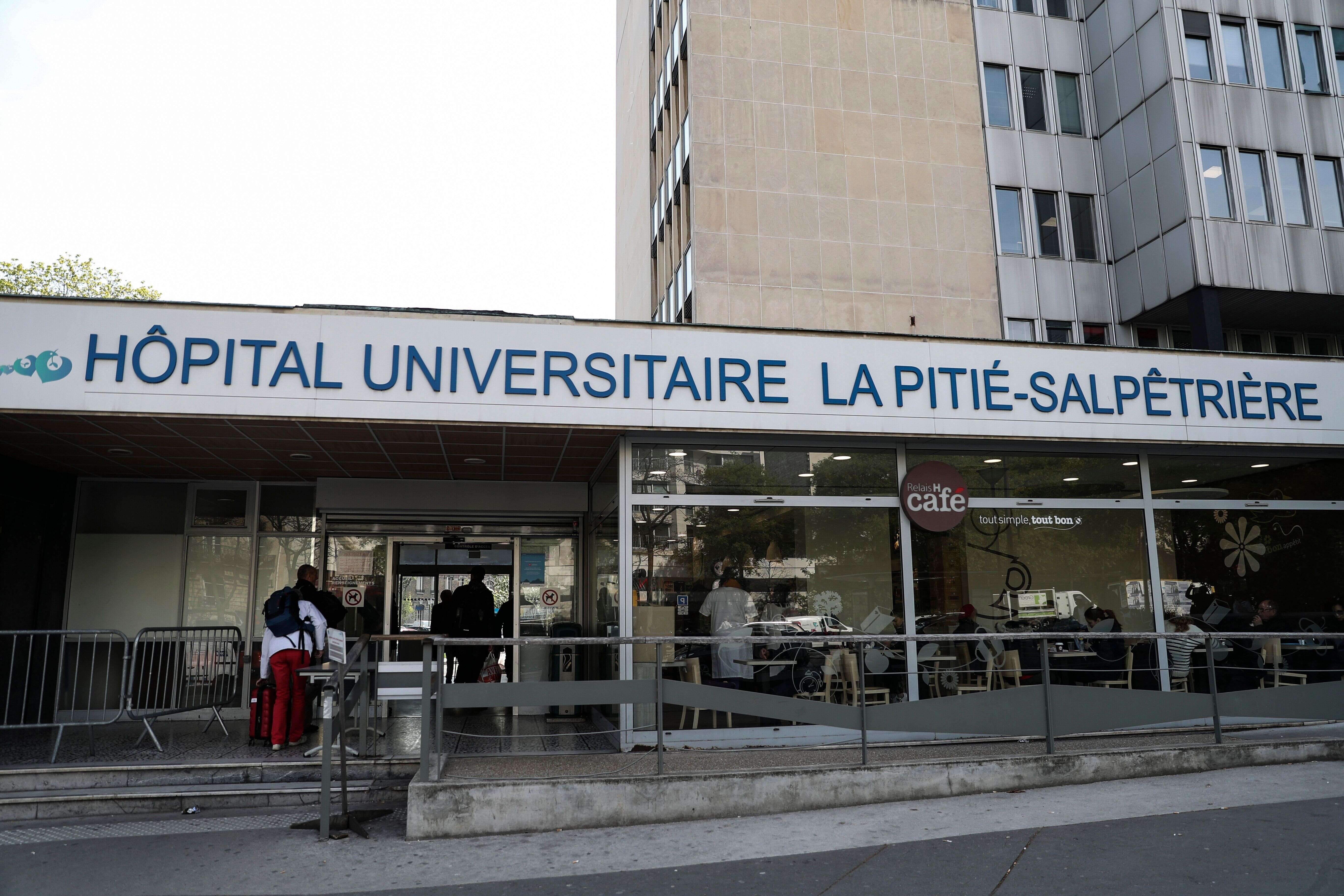 L'Hôpital de la Pitié Salpétrière où est décédée la première victime française touchée par le coronavirus.