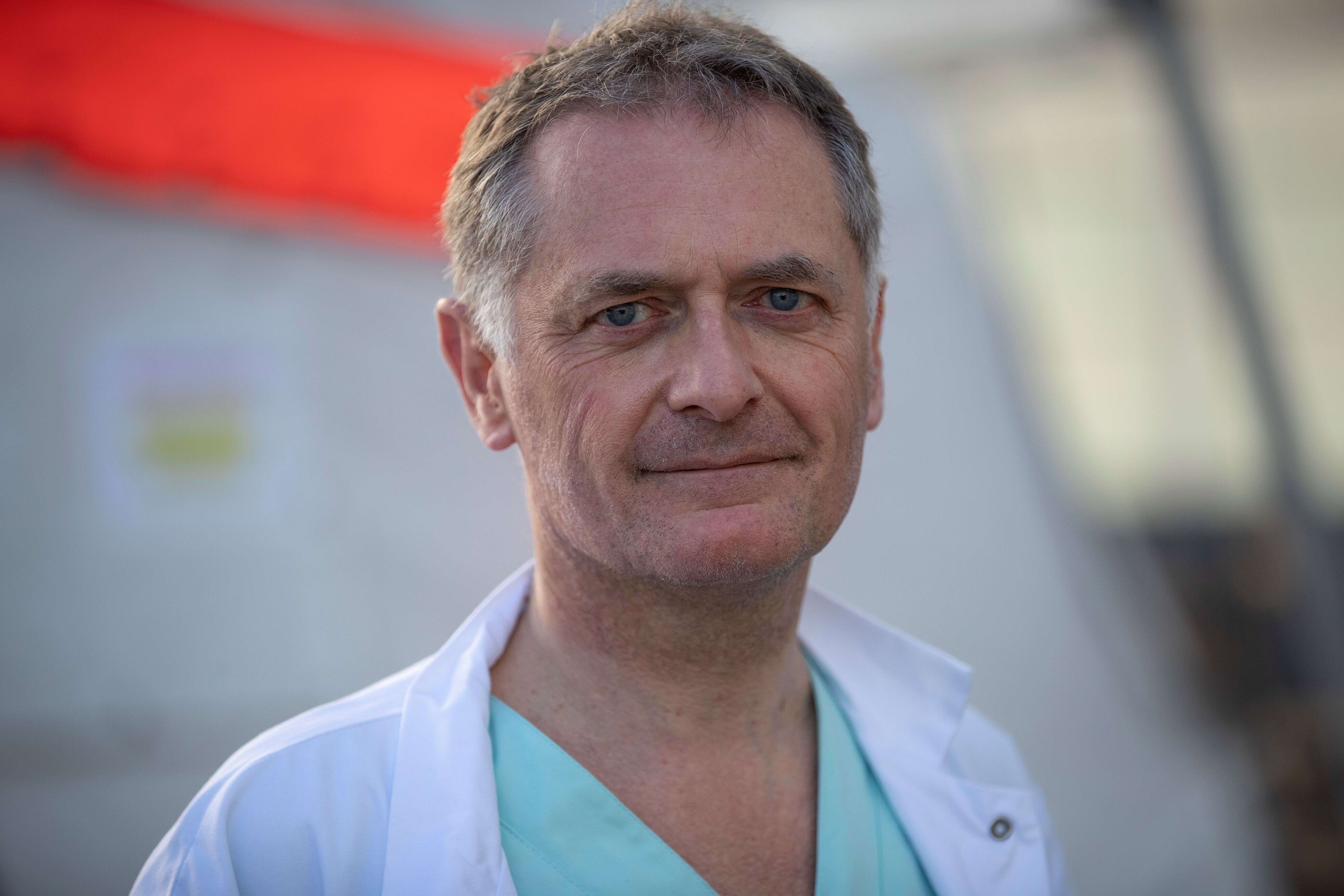 Le docteur Philippe Juvin, chef des urgences à l'hôpital Georges Pompidou (Paris), le 25 mars 2020.