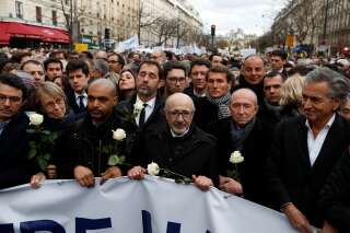 Marche blanche en hommage à Mireille Knoll: plusieurs ministres, des milliers d'anonymes et des tensions