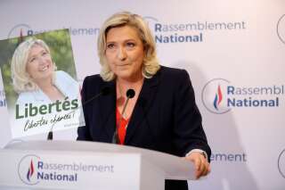 Marine Le Pen photographiée le 27 juin 2021, après les élections régionales (illustration)
