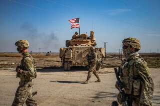 Dans la province de Hassaké, en Syrie, l'armée américaine le 13 février 2021