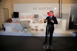 Emmanuel Macron inaugurant la Grande Exposition du Fabriqué en France le vendredi 17 janvier.