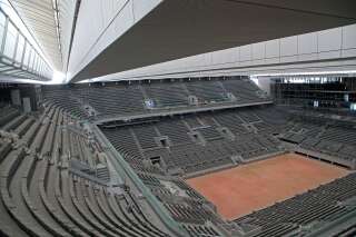Roland Garros accueillera jusqu'à 20.000 spectateurs par jour (photo d'illustration du court Philippe-Chatrier le 27 mai 2020)